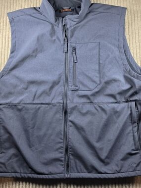 Ridgecut Toughwear Full Zip Vest Mens 3XL NWT Dark Navy Toughshield Work Pockets